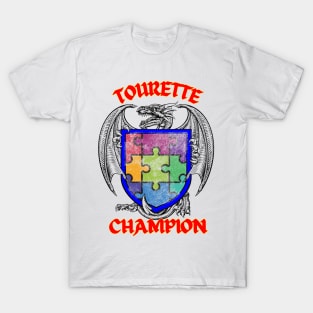 Tourette Champion Dragon Shield T-Shirt